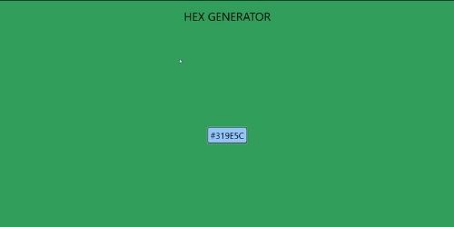 Générateur de couleurs héxadécimales Screen Shot