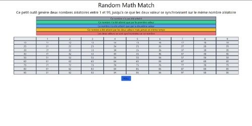 Mathmatch Screen Shot